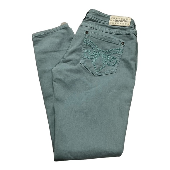 Affliction Light Blue Raquel Jeans Size 31 - Picture 1 of 13